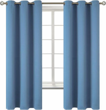 Blackout Curtains for Bedroom - Grommet Thermal Insulated Room Darkening Curtain