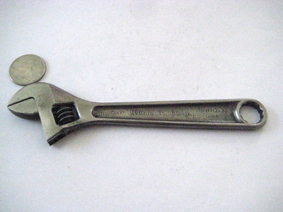 Vintage J.P. Danielson Co.  6 Inch Adjustable Wrench Bet'r Grip - Jamestown, NY