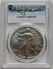 Reggie Jackson Signed 2025 P American Silver Eagle PCGS Certified Celebrity Mint