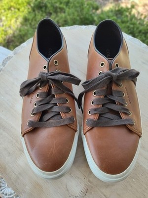 Cole Haan Grand Series Men's Brown Leather Lace-Up Sneakers US 9.5 M