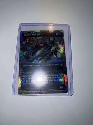 Spider-Man Noir (Borderless) Marvel's Spider-Man Foil