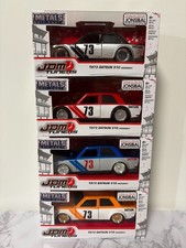 JADA JDM TUNERS 1973 Datsun 510 Blue, Orange, black, Red Model's LOT of 4