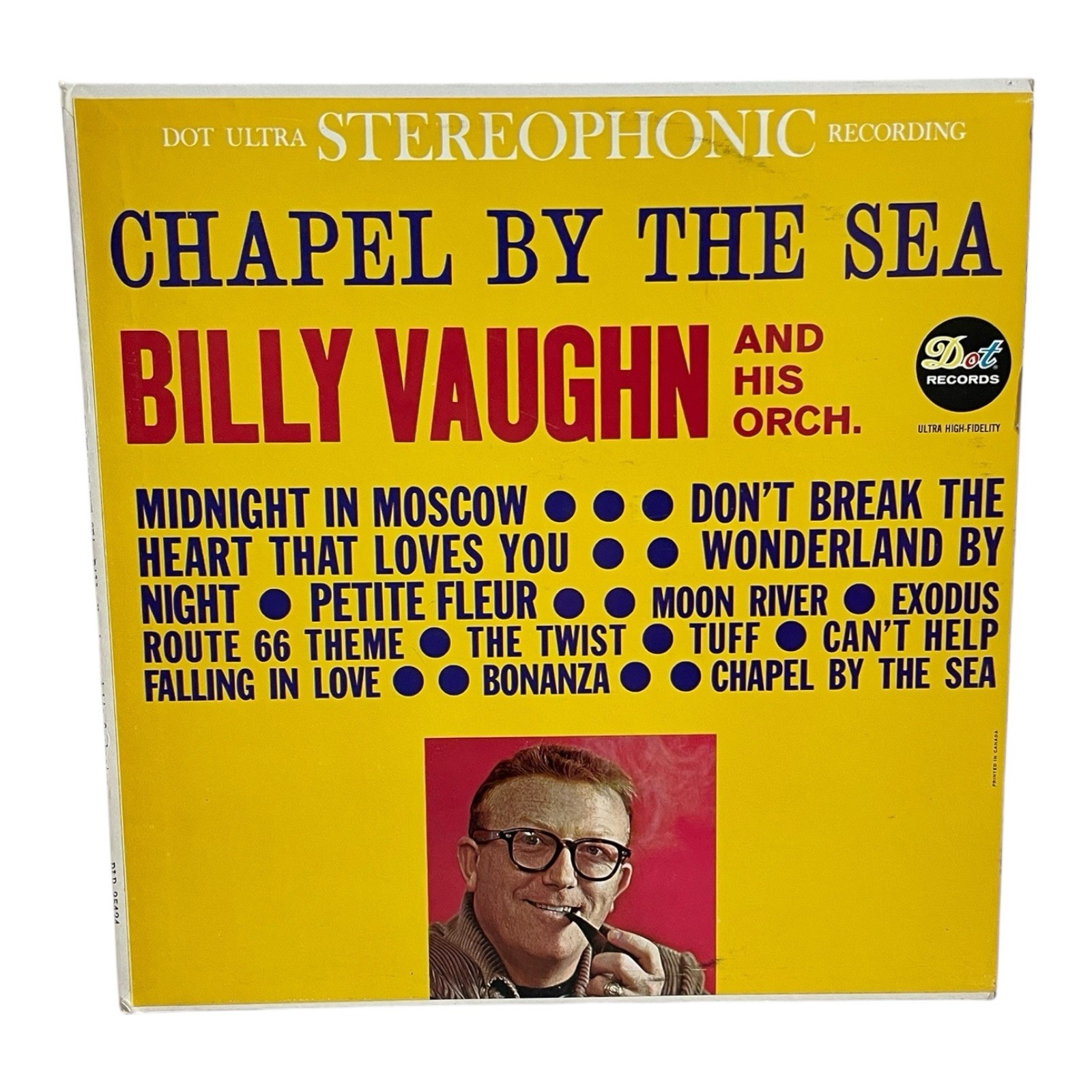 Billy Vaughn And His Orchestra Chapel By The Sea Vinyl LP 1962 VG/VG+