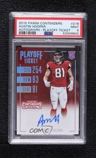 2016 Panini Contenders Playoff Ticket 2/199 Austin Hooper PSA 9 MINT Auto n0c