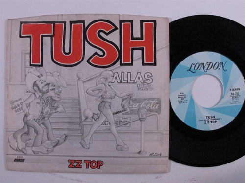 Rock 45 ZZ TOP Tush LONDON VG++ picture sleeve j
