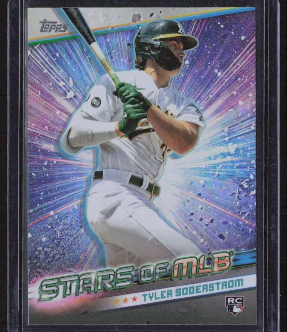 2024 Topps Stars of MLB Tyler Soderstrom Rookie Oakland Athletics #SLMB-18