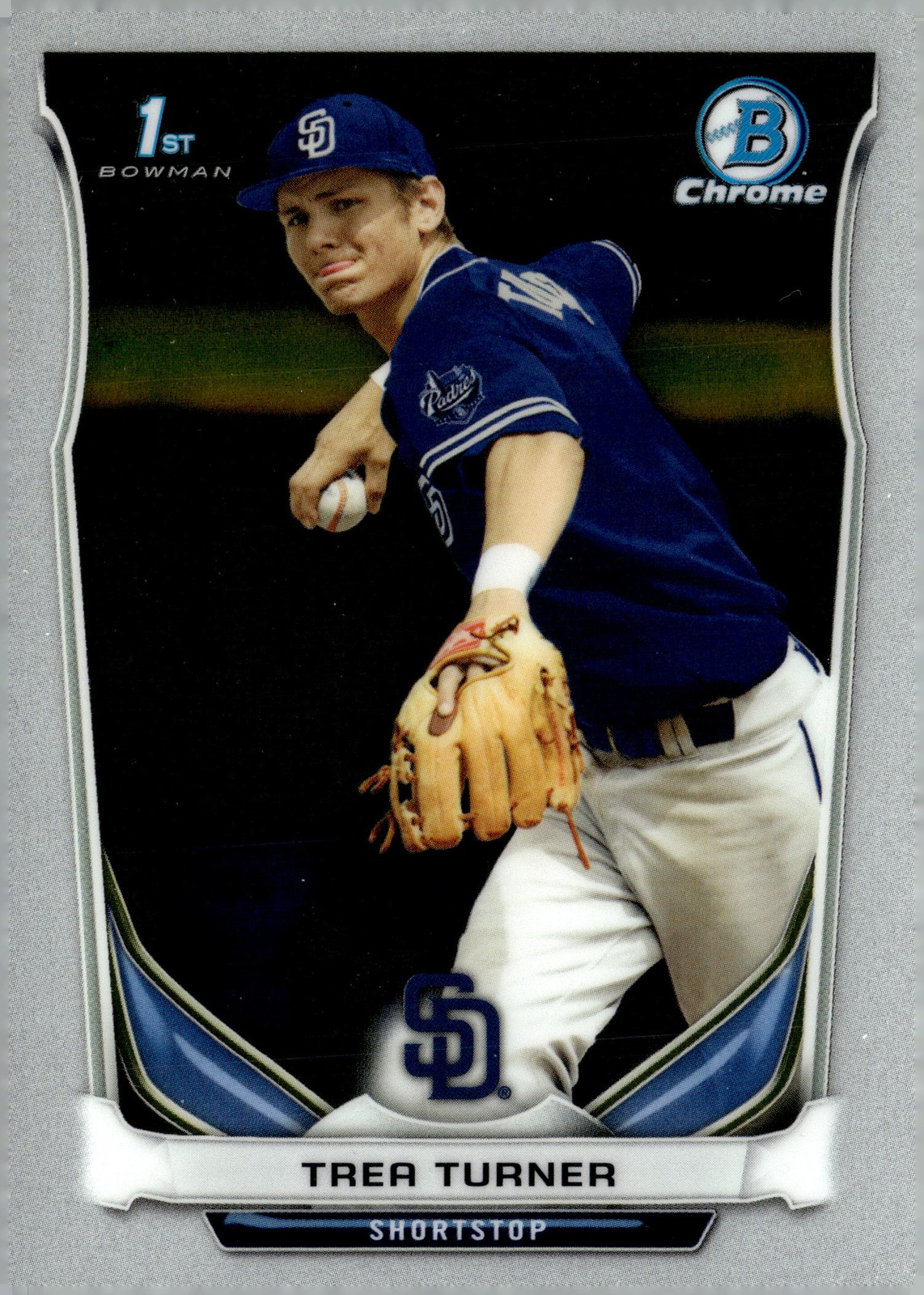 2014 Bowman Draft #CDP10 Trea Turner Chrome