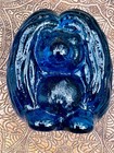 Excellent and Vintage Bergdala Glasbruk Sweden Crystal Blue Glass Troll — photo 7