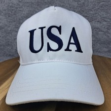 Official Trump USA 45 Cali Fame White Snapback Hat Cap