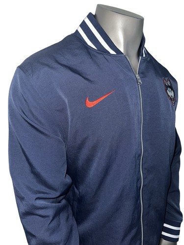 Neu ohne Etikett! Nike UConn Huskies Full-Zip Herren 2XL Bomberjacke Navy DZ9096-419 - Bild 3 von 12