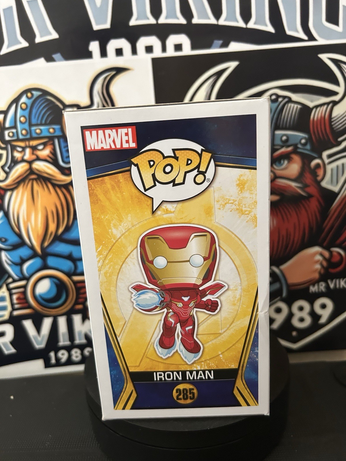 Iron Man #285 Marvel MCU Avengers Infinity War Funko Pop! Figure Red Metallic image 4