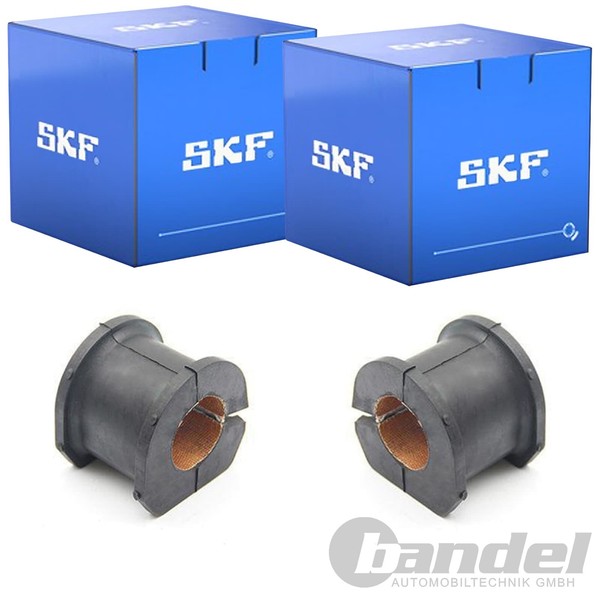 2X SKF Stabilager Gummilager Vorne Beidseitig Passend FüR Mitsubishi Pajero-image