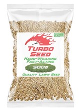 Turbo Grass Seed 500g - Lush, Dog-Resistant Lawn in Just 7 Days, 30 sqm Coverage 27.98 per kilo