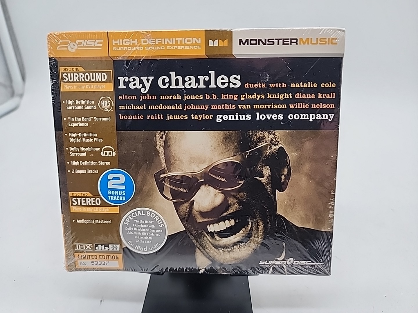 Ray Charles Monster Music Super Disc CD Genius Loves Company Audiophile Mastered