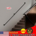Iron Handrail Stair Rail Wall Mounted Step Stair Handrail Staircase Grab Bar US