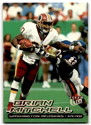 2000 Fleer Ultra Brian Mitchell Washington Redskins #93