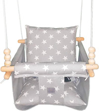 Baby Swing Seat - with Safety Belt - Hanging Indoor Swing for Kids  Temporary B