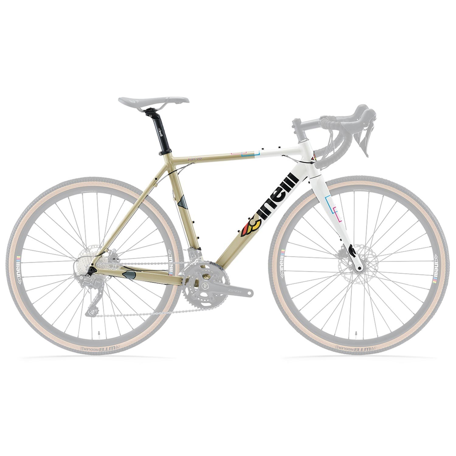 Cinelli Zydeco Frameset - 51cm - New! - Sage Rover White