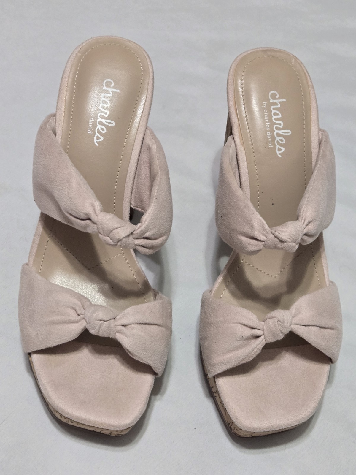 Charles by Charles David INTUIT SANDAL Platform Chunky Heel Blush Pink Women’s 7