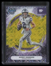 Avery Johnson 2025 Bowman University Best #1 Yellow Lazer #/250