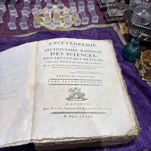 Diderot D Alembert Encyclopédie Raisonnée Pellet Genf 1779 Band 32