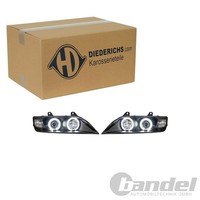 Diederichs Tuning H1 Scheinwerfer Satz Klarglas Schwarz Passend FüR BMW Z3