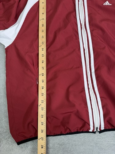 Vintage Y2K Adidas Track Jacket Men’s Size Large Red Full Zip by Adidas, Size L, $17.99 - Photo 10