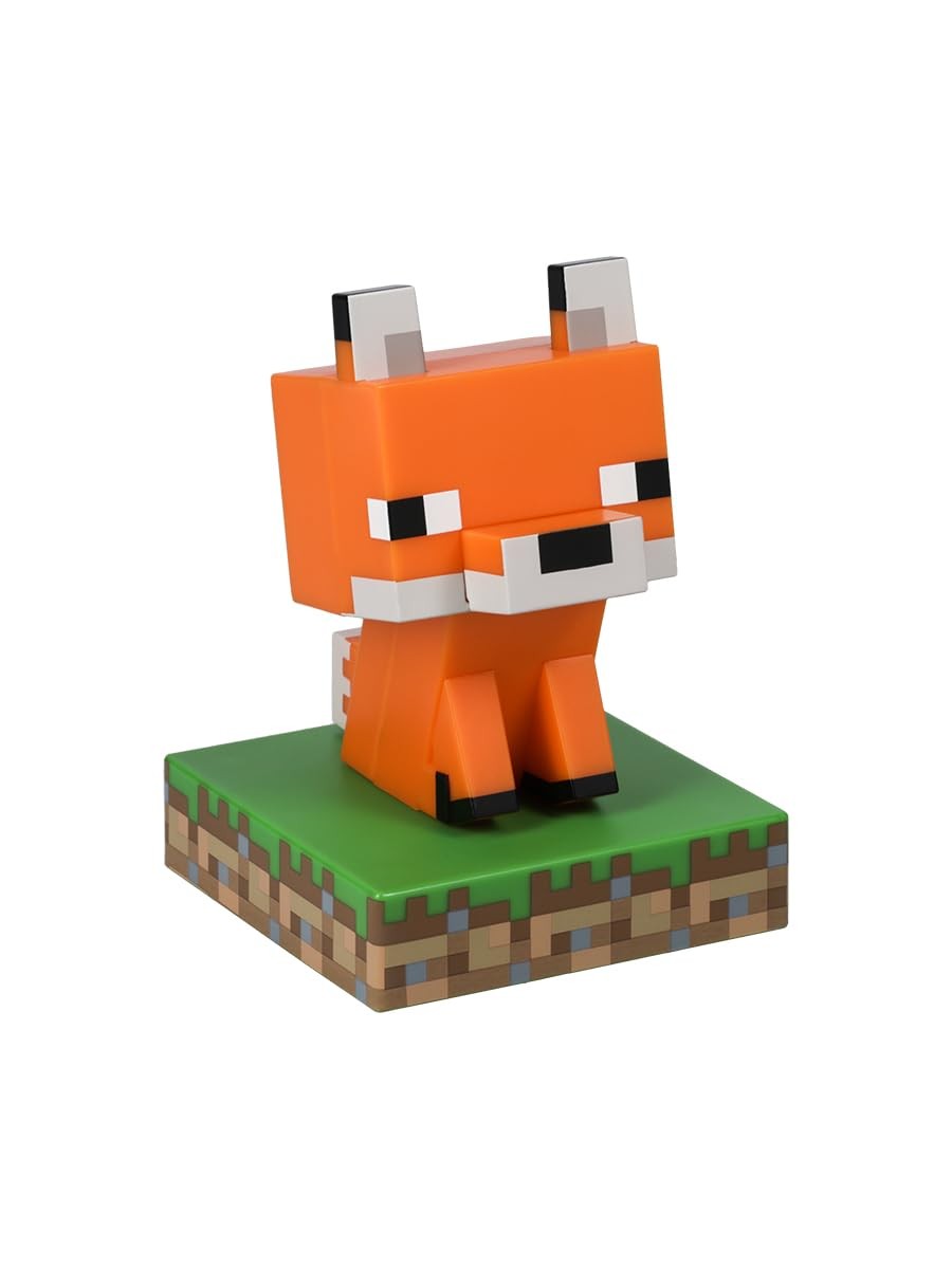 Minecraft Lampe de bureau Renard pour éclairage doux anti fatigue oculaire sur pied