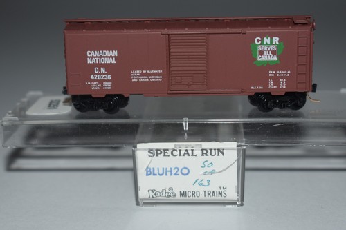 Coche de carga Kadee Canadian National 40' escala N puerta única 420236 C52808 | Zustand: Used