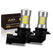 2000Lms HB4 9006 LED Fog Light Bulbs, Super Bright 6000K Xenon White Fog Lamp...