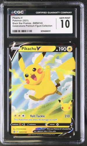 Pikachu V graded CGC 10 for sale on eBay