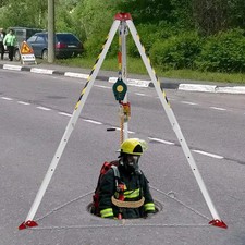 Confined Space Tripod Kit Rescue Tripod with ...