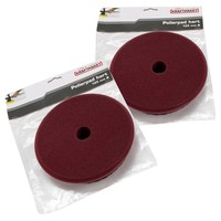 2X Dino Kraftpaket 640347 Polierpad Hart Kegel 125Mm FüR Polierteller Mit Klett