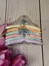 New vintage 1991 Set Of 6 Stin Padded Coat Hangers BP 129100