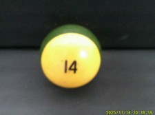 Replacement 14 Billiard Pool Ball - Standard Regulation - 2 1/4" Diameter Solid