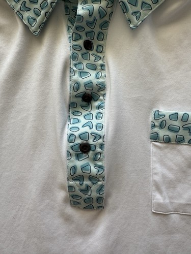 EUC Nation Golf Co. Polo 2XL blau kurzärmlig 4 Knöpfe für Herren - Bild 3 von 10