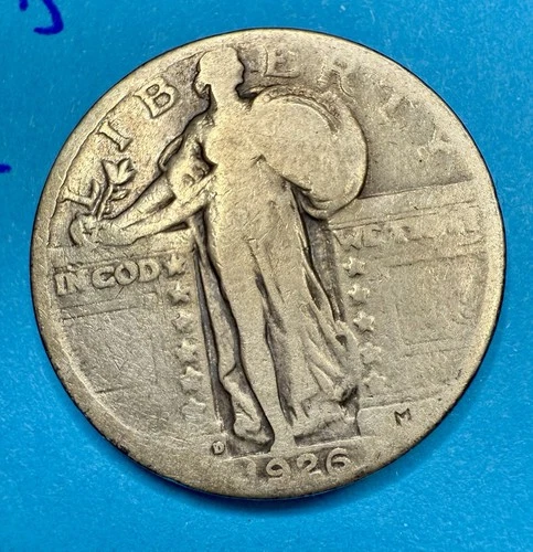 1926-D Standing Liberty Quarter | 90% Silver | Key Denver Issue