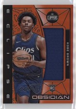 2023 Obsidian Eclipse Materials Electric Etch Orange Flood 68/99 Kobe Brown 19l7