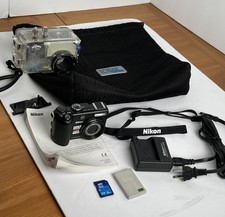Nikon Coolpix P5100 Compact Digital Camera w/ Battery Charger Etc WORKS SEE VID