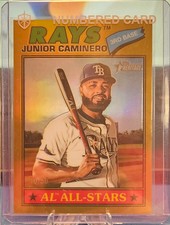 2026 Topps Heritage - Junior Caminero #380 - AL All-Stars - Gold 10/50