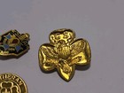 4 Vintage Pins Including Girl Scout, 25 AR Veteran, Luthern & FOE LA — photo 3