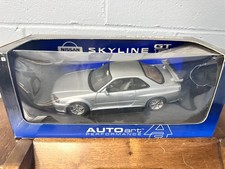 Autoart 118 Nissan Skyline R34 Gtr 1999 Box Damage Titanium Siler Autoart 118 Nissan Skyline R34 Gtr 1999 Box Damage Titanium Siler