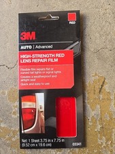3M Auto High Strength Red Lens Repair Film, 03341, 3.75 in x 7.75 in