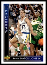 1993-94 Upper Deck Sarunas Marciulionis Golden State Warriors #95