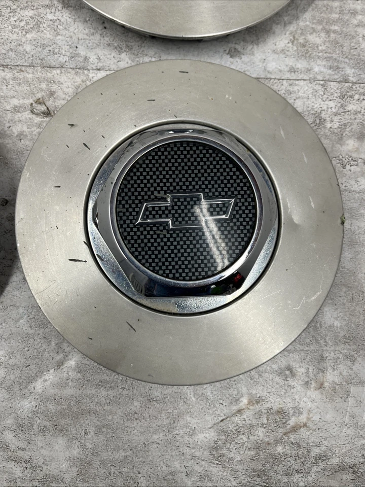 1998-2007 Chevrolet Monte Carlo Wheel Center Cap Set of 4 OEM BLEMISHED - Image 4 of 4