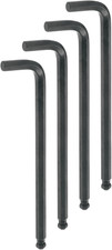 4 PCS Sechskantschl&uuml;ssel Set mit Kugelkopf 10mm L-Form Extra langer Arm Sechskan