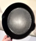 Griswold #8 Cast Iron Skillet 704 Y - Small Block Logo - Erie PA - Early Handle