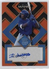 2023 Wild Card Mania Square Orange Rainbow 21/50 Ismael Mena #AM-SQ27 Auto 10k8