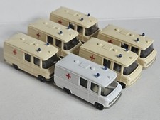 Wiking #278 Konvolut 6 verschiedene alte DRK RTW 70er Jahre / TOPP 