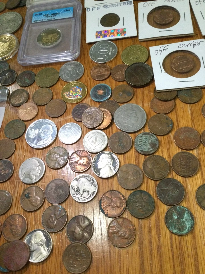 Large 350+ Old Collection 1855 to 2000s US Coins & Currency- Graded, Errors, Unc - Image 3 of 4